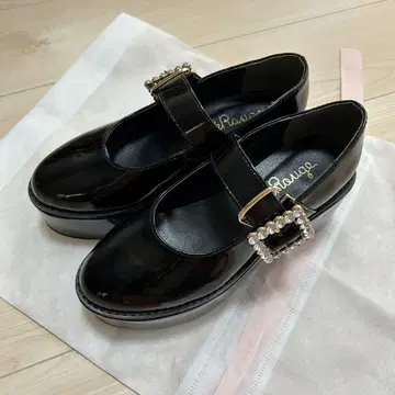 AnkRouge 앙크루즈 통굽 신발 블랙 M 사이즈