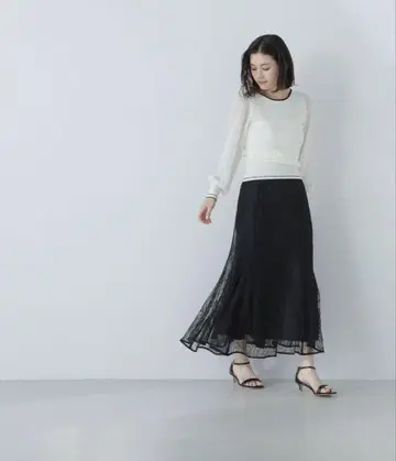 러셀 레이스 머메이드 스커트