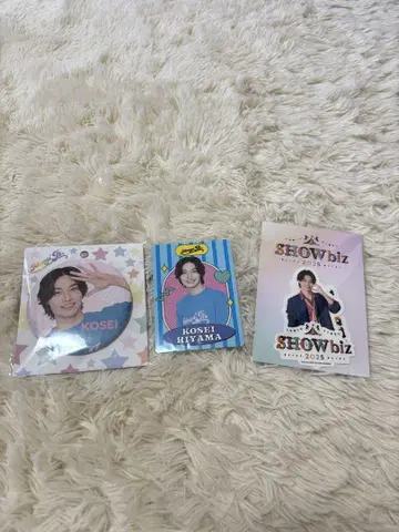 소년 닌자 히야마 코세이 캔뱃지, 프로카, 스티커 세트