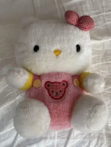 쇼와 레트로 헬로키티 봉제 인형 타이니 참