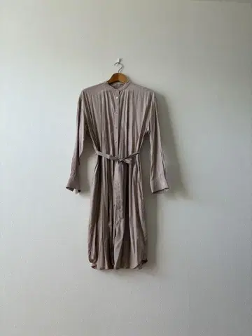 UNITED ARROWS 밴드 카라 셔츠 원피스