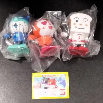 피코피코 호빵맨 3개 세트 리스트 카드 1장 포함
