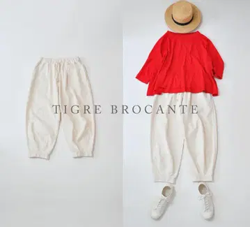 TIGRE BROCANTE 티글레 브로칸테 미디엄 천축 사무라이 팬츠