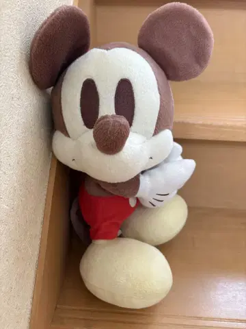 미키 마우스 봉제 인형 SEGA 2006년 제작 브라운