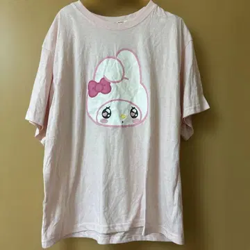 마이멜로디 티셔츠 핑크