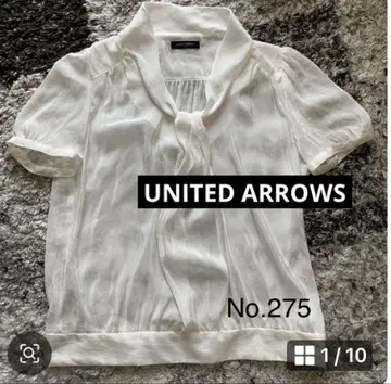 UNITED ARROWS 화이트 블라우스