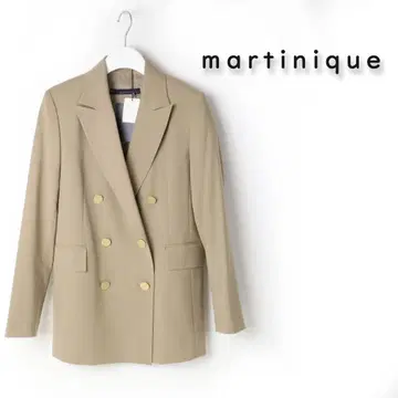 martinique 베이지 더블 브레스트 자켓
