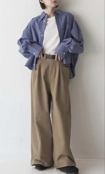 FASHIRU 체크 셔츠