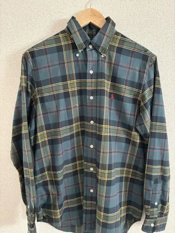 Ralph Lauren 체크 무늬 버튼 다운 셔츠