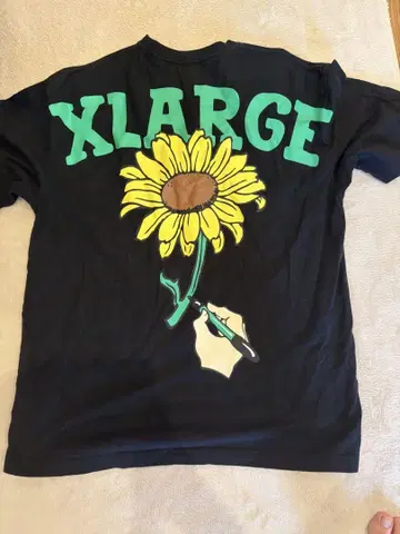 XLARGE 해바라기 티셔츠 블랙