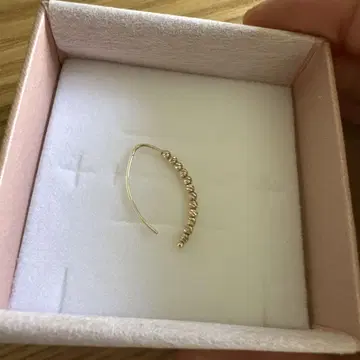 KIRAT 새상품급 허니 볼 귀걸이 K10
