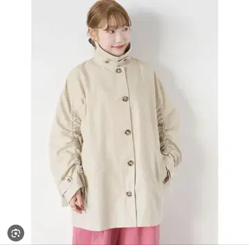 ehkasopo 밑단 드로스트 스텐카라 코트