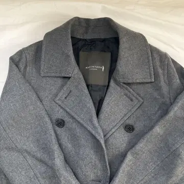 MACKINTOSH 그레이 울 피코트