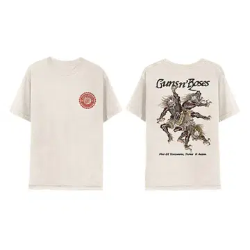 Guns N' Roses Japan 2025 일본 공연 한정판 티셔츠