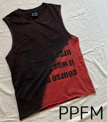 PPFM 피피에프엠 archive y2k 탱크탑 슬리브리스