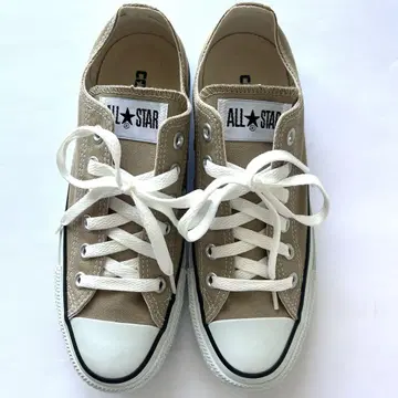 CONVERSE ALL STAR 베이지 스니커즈 24.5 박스 있음