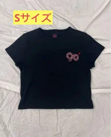 9090 걸 90 로고 걸 크롭 티셔츠 S