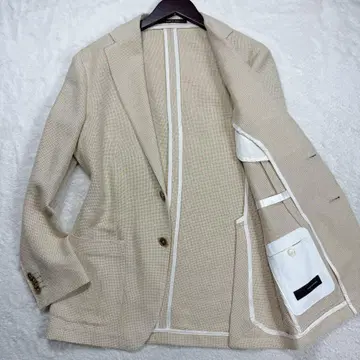 새상품급 TAGLIATORE G-DAKAR 언라이닝 자켓 면 린넨 M