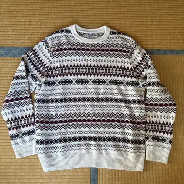 Croft & Barrow 아가일 무늬 스웨터 L 사이즈
