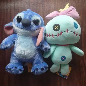 실사 영화 리로 & 스티치 L 봉제 인형 스티치 스캄프 3개 세트