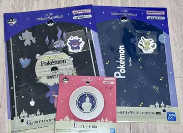 포켓몬 G상 클리어 파일 2장 E상 플레이트 세트