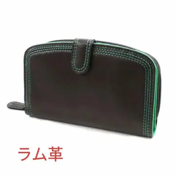 ARUKAN 아르칸 두겹 지갑 여성용 지갑 스트림 라무 가죽 타카야
