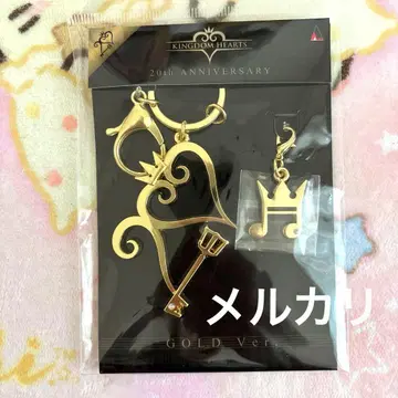 킹덤하츠 20th Anniversary 메탈 키링 GOLD