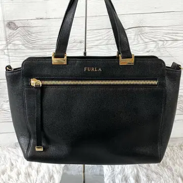FURLA 훌라 지네브라 핸드백 블랙 여성용 2526