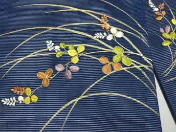 여름 오비(약 24cm) 나고야 오비 7장 명주 자수 하기 패턴^_^