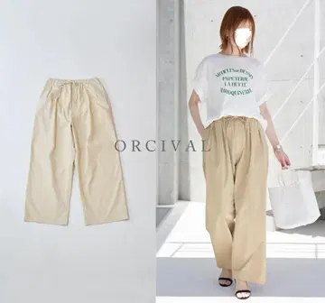 2024SS ORCIVAL 오르치발 와이드 이지 팬츠