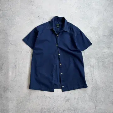 90년대 시티보이 J.Crew 봄/여름 작업 셔츠 단축형