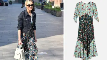 새상품 TOPSHOP 패치워크풍 OP UK14 US10