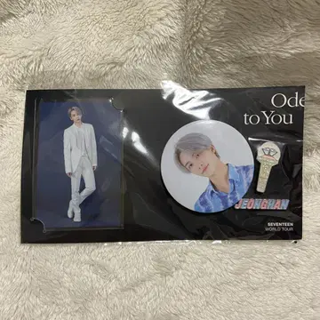 세븐틴 ode to you 서울 콘서트 배지 세트 정한