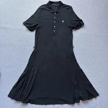 Ralph Lauren 블랙 폴로 원피스 반팔 L 사이즈 마터니티