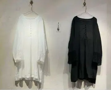 새상품급 2024nest Robe 린넨 크로셰풍 레이스 튜닉