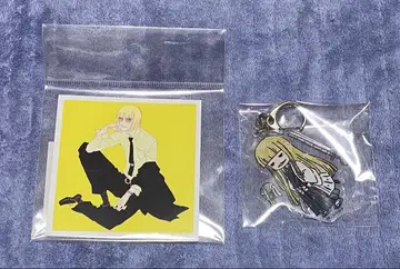 BLEACH 히라코 마코 아크릴 키링 스티커 2개 세트