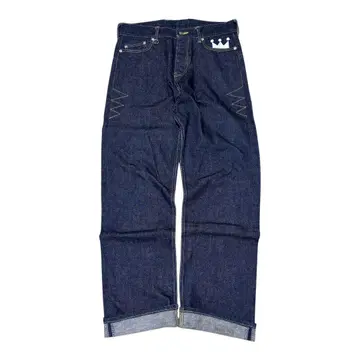 KINGSIZE 다크 네이비 배기 데님 W34