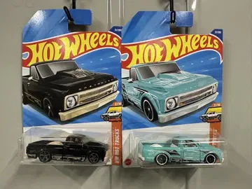 핫휠 2대 세트 Chevy C10 트랙 hotwheels