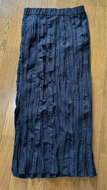 ZARA 자라 블랙 타이트 스커트 플리츠 디자인