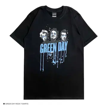 GREEN DAY 그린 데이 L 사이즈 반팔 티셔츠 락 밴딩 티셔츠