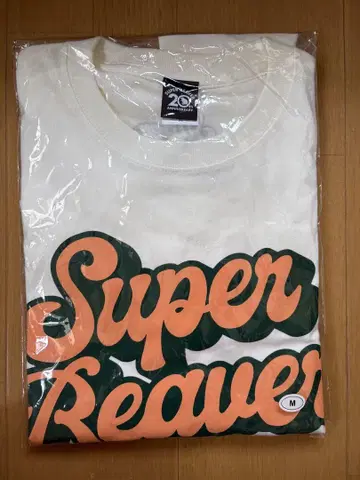 SuperBeaver beer 티셔츠 화이트 M 사이즈