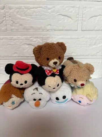 [묶음 판매] 디즈니 쯔무쯔무 봉제 인형 8개 세트