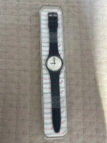 Swatch 네이비 러버 벨트 아날로그 시계
