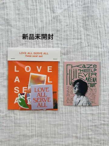 후지이 카제 스티커 씰 플레이크