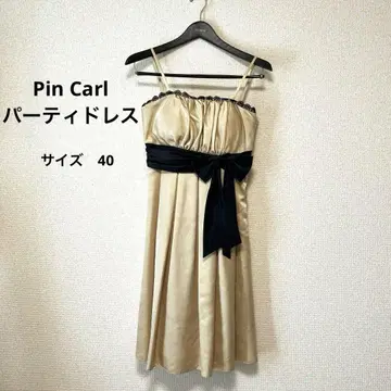 Pin carl 베이지 파티 드레스 사이즈 40