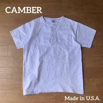 USA제 CAMBER 헨리넥 마블링 그레이 티셔츠 M 사이즈