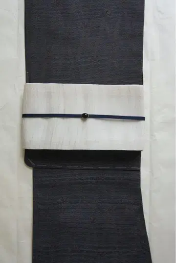 단이 기모노 도쇼자와 코몬 블랙 베이스, 바느질 포함