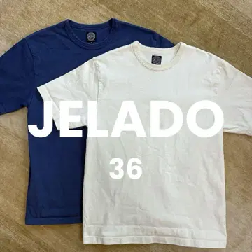 JELADO 젤라토 티셔츠 2색 세트 사이즈 36 S