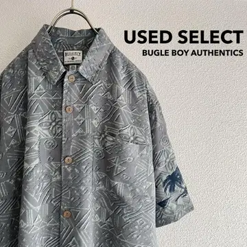 구제 의류 "BUGLE BOY AUTHENTICS" 알로하 셔츠
