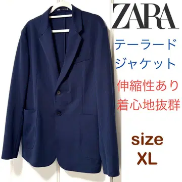 ZARA 자라 저리 소재 블레이저 테일러드 자켓 XL